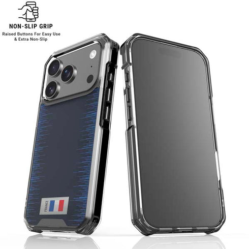 France Soccer Flag iPhone 17 Pro Max Clear Case